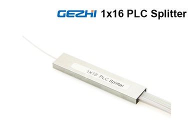 1x16 Fiber Optical Blockness PLC Splitter Device SC/APC Or SC/UPC Connector